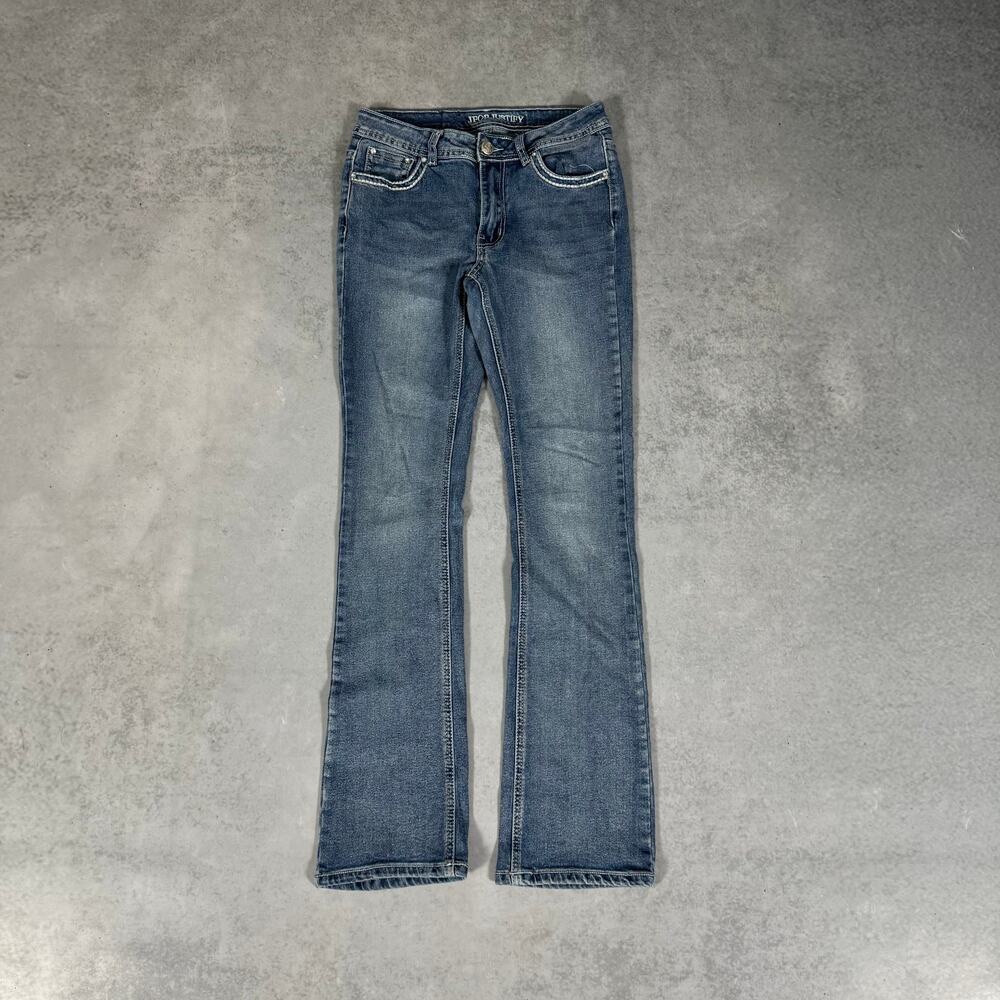 J for Justify Bootcut Jeans Medium Wash - Size: 5